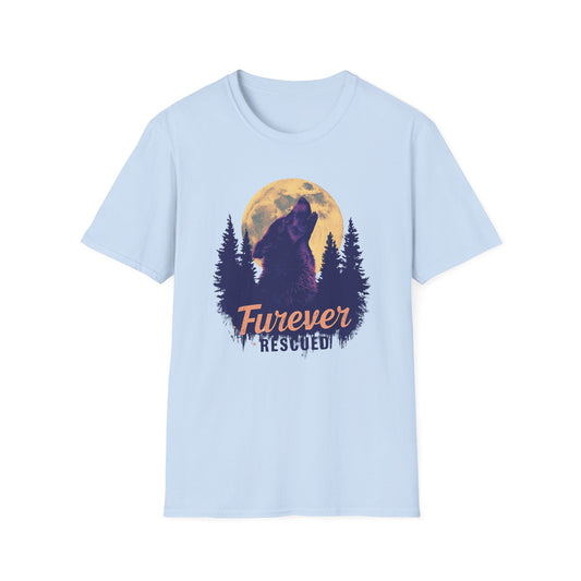 Furever rescued moon T-shirt