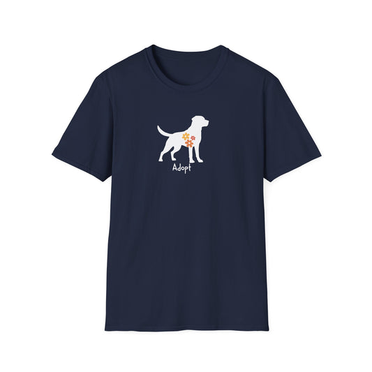 flower dog T-shirt