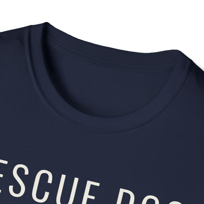 rescue dog person T-shirt