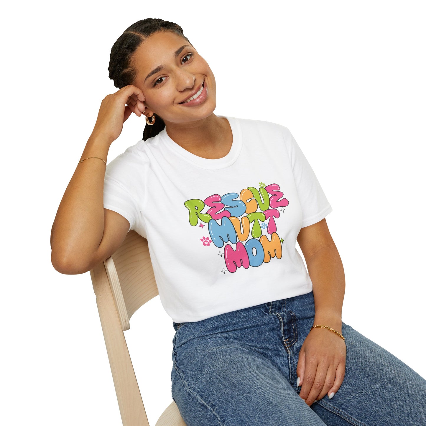 Rescue Mutt Mom T-shirt