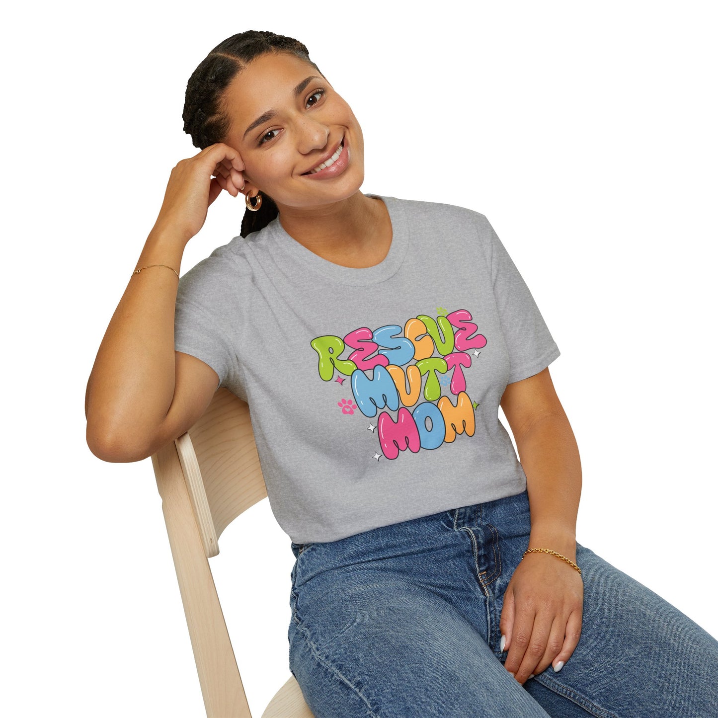 Rescue Mutt Mom T-shirt