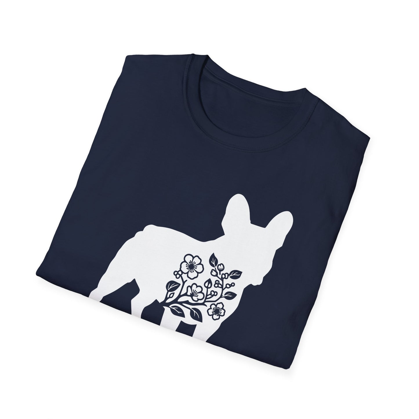 French Flower Silhouette T-shirt