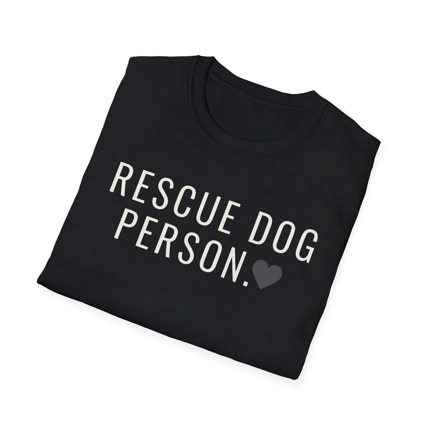 rescue dog person T-shirt