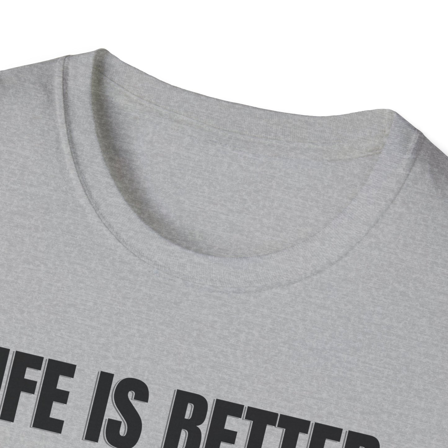 Live is better with a dog  T-shirt