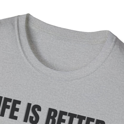 Live is better with a dog  T-shirt