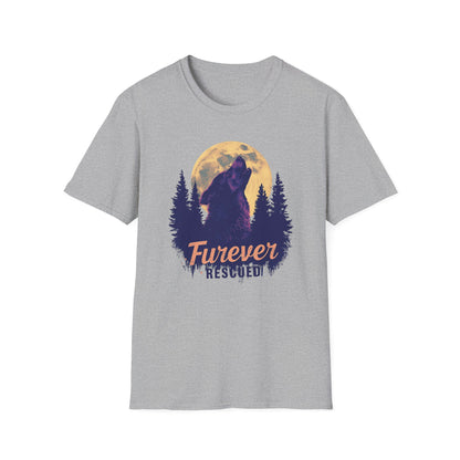 Furever rescued moon  T-shirt
