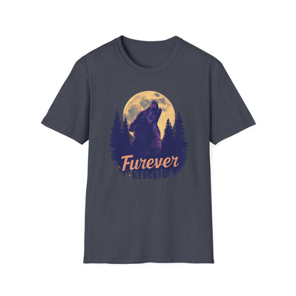 Furever rescued moon  T-shirt