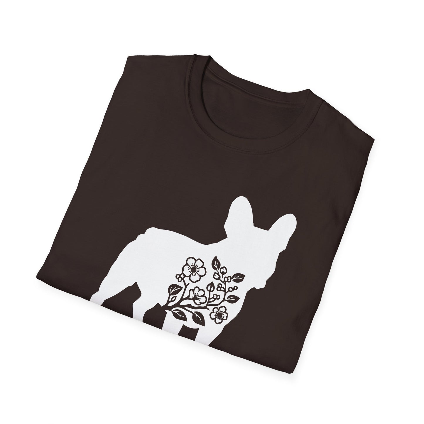 French Flower Silhouette T-shirt