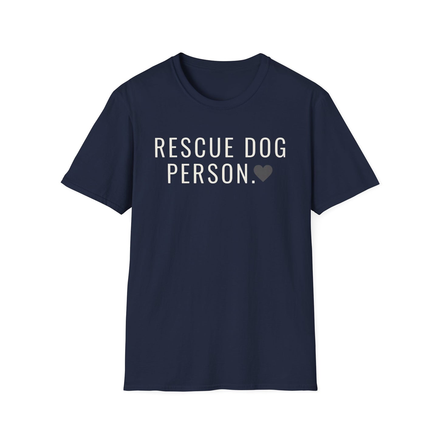 rescue dog person T-shirt