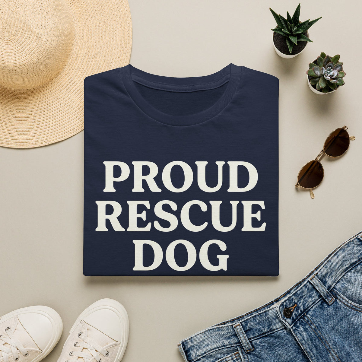 Proud Rescue Human T-shirt