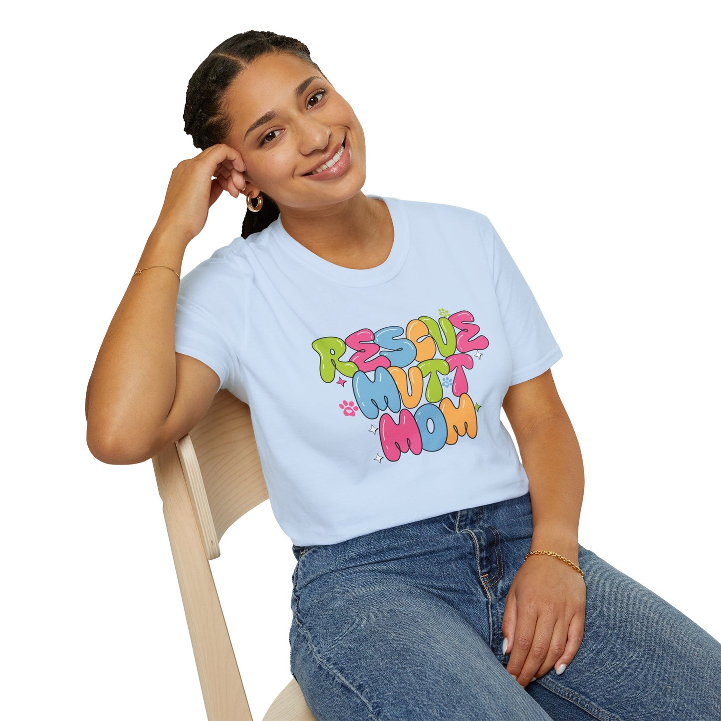 Rescue Mutt Mom T-shirt