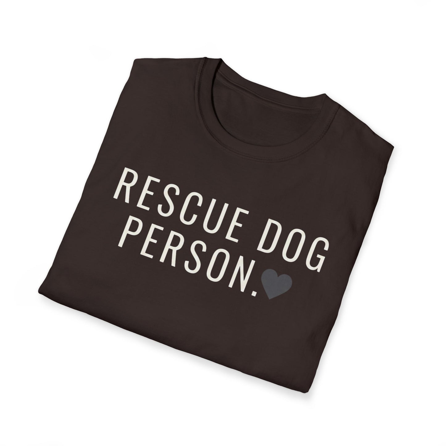 rescue dog person T-shirt