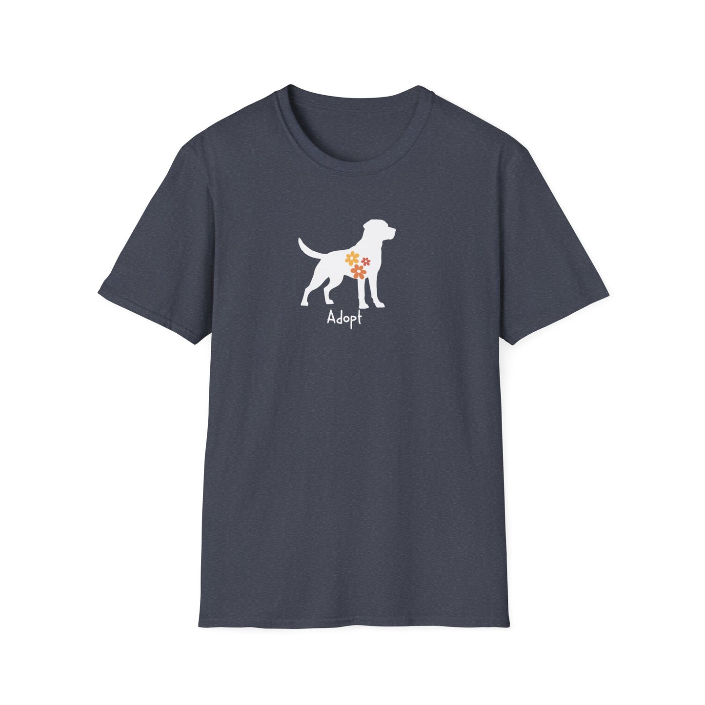 flower dog T-shirt