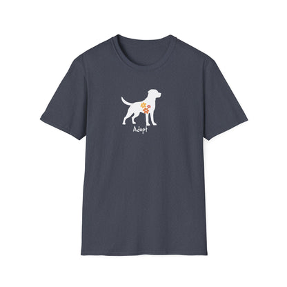 flower dog T-shirt