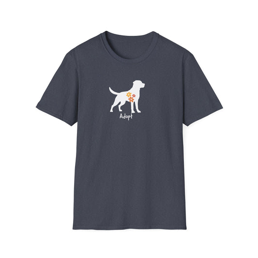 flower dog T-shirt