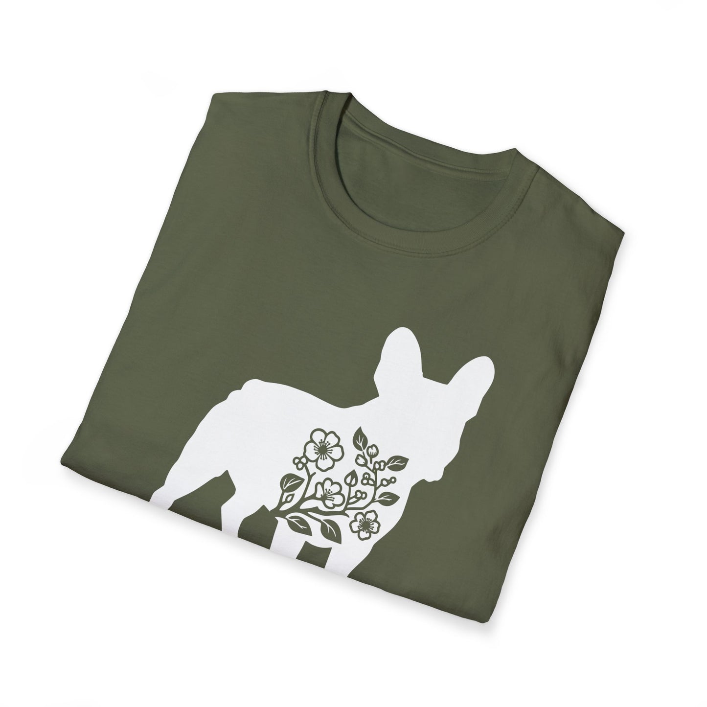 French Flower Silhouette T-shirt