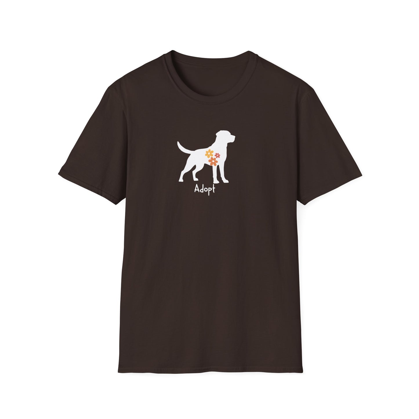 flower dog T-shirt