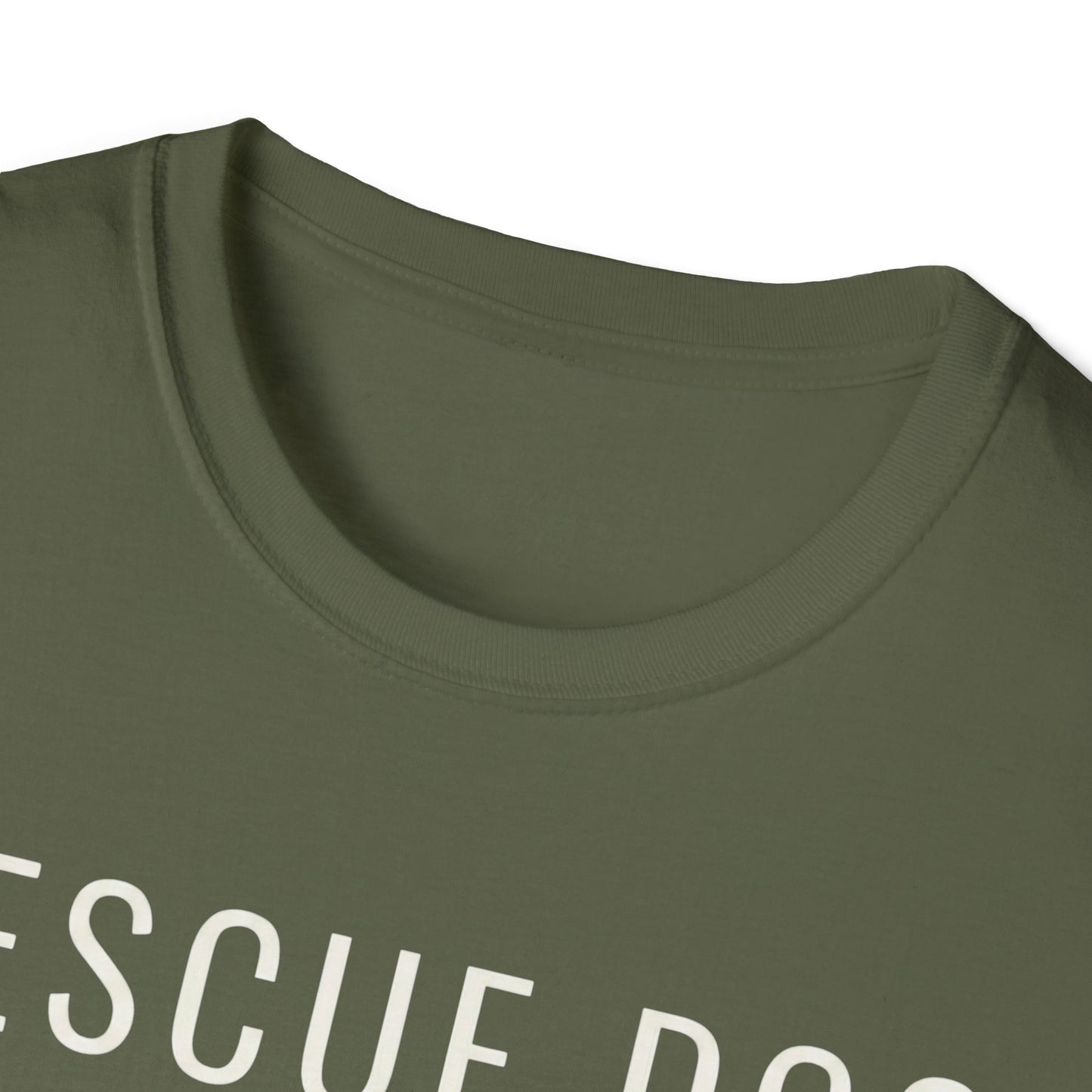 rescue dog person T-shirt