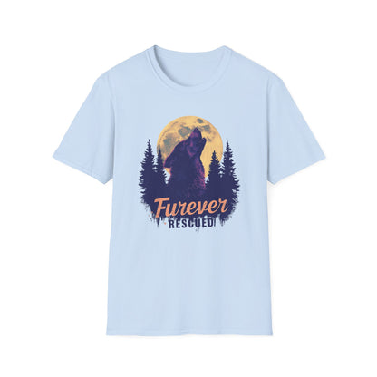 Furever rescued moon  T-shirt