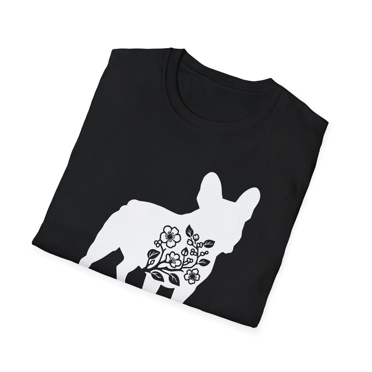French Flower Silhouette T-shirt