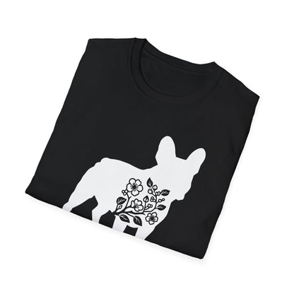 French Flower Silhouette T-shirt