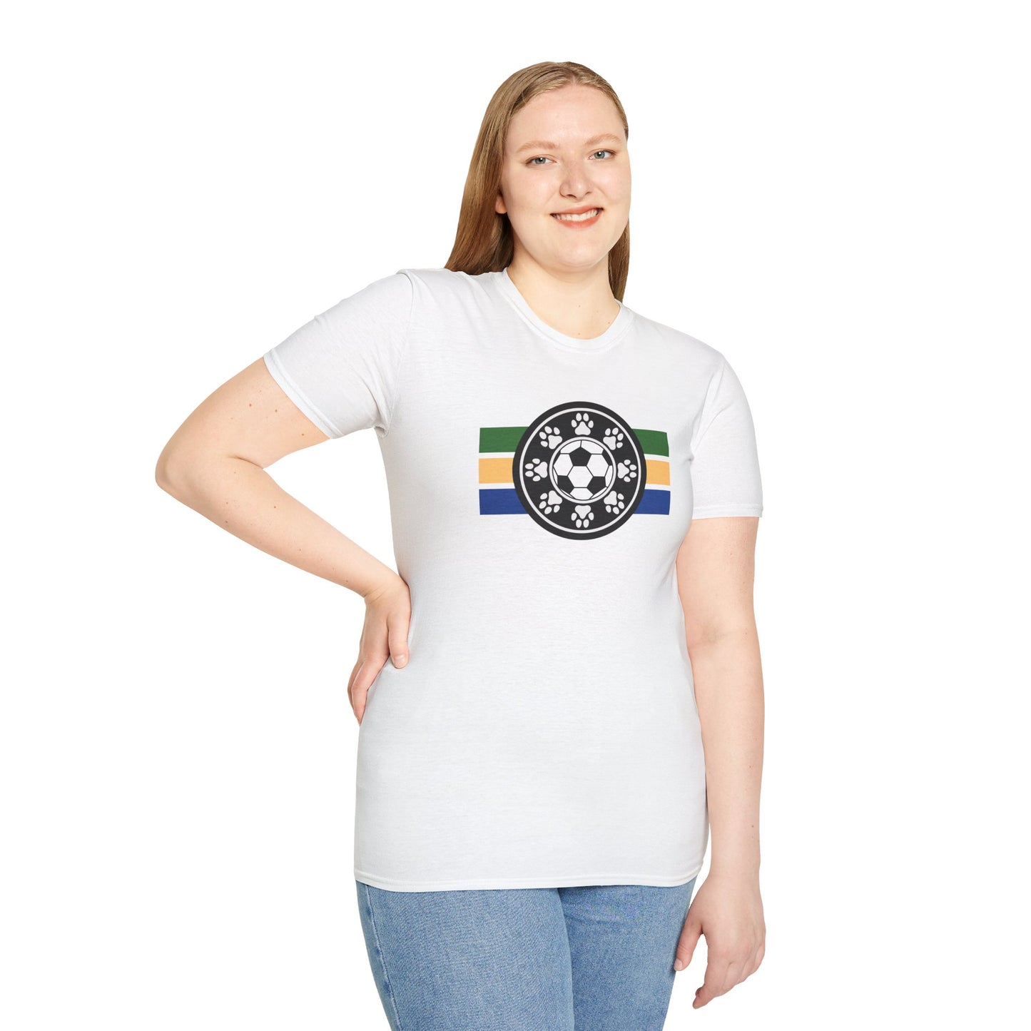 Soccer paw T-shirt