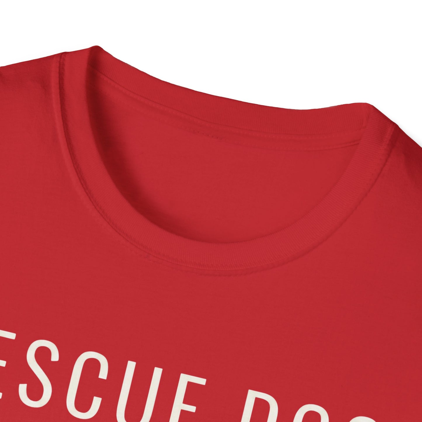 rescue dog person T-shirt