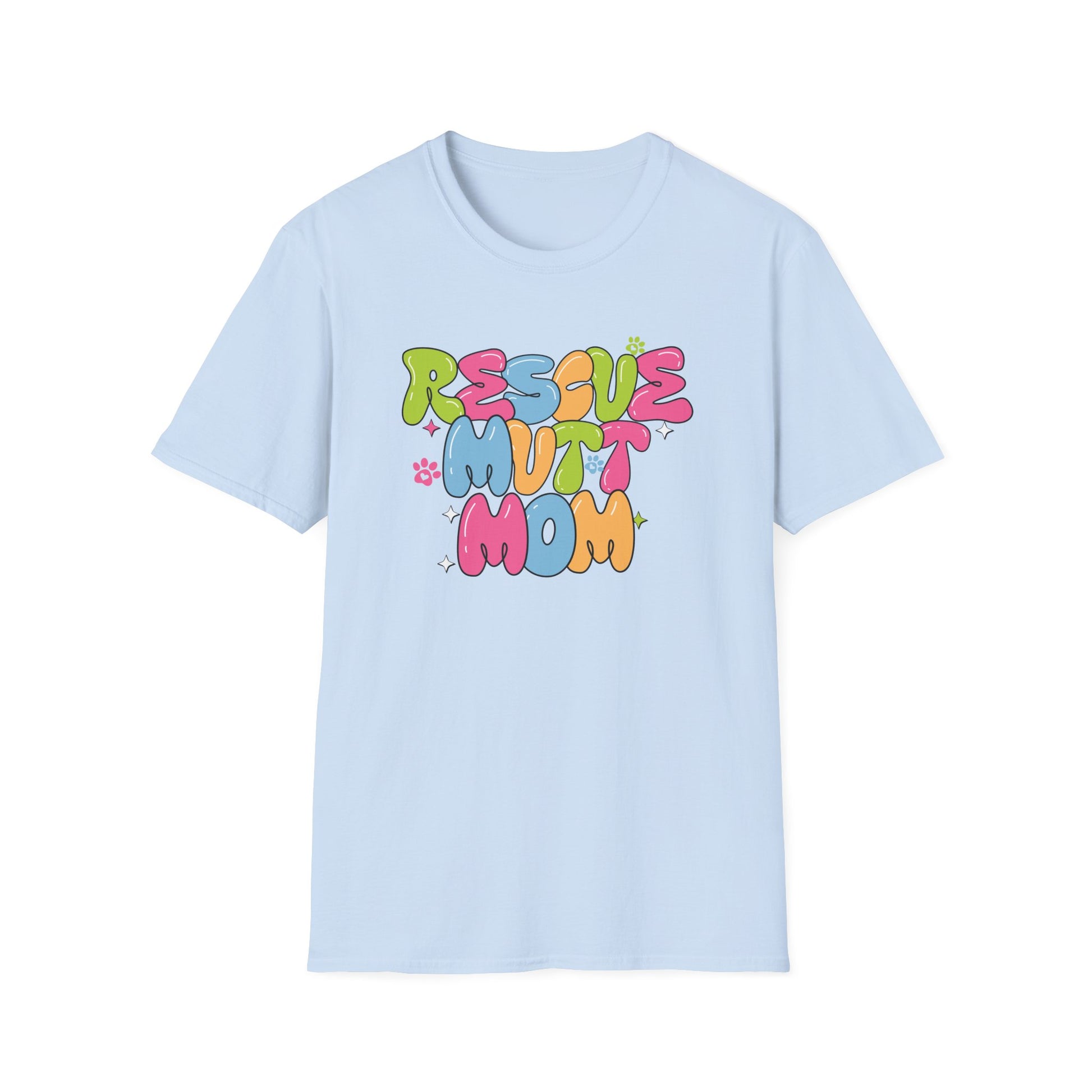 Rescue Mutt Mom T-Shirt - Furever Mode rescue dog tee