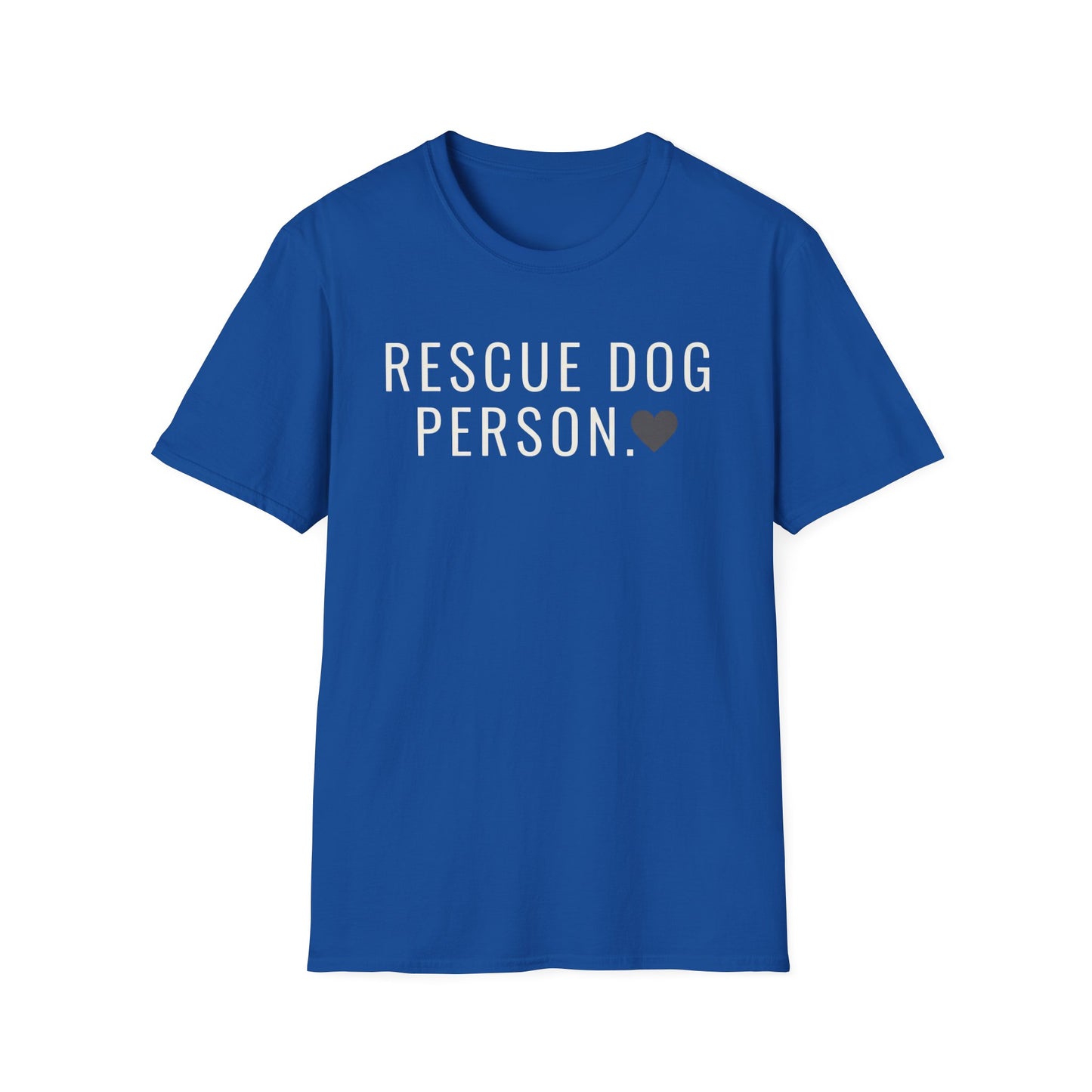 rescue dog person T-shirt