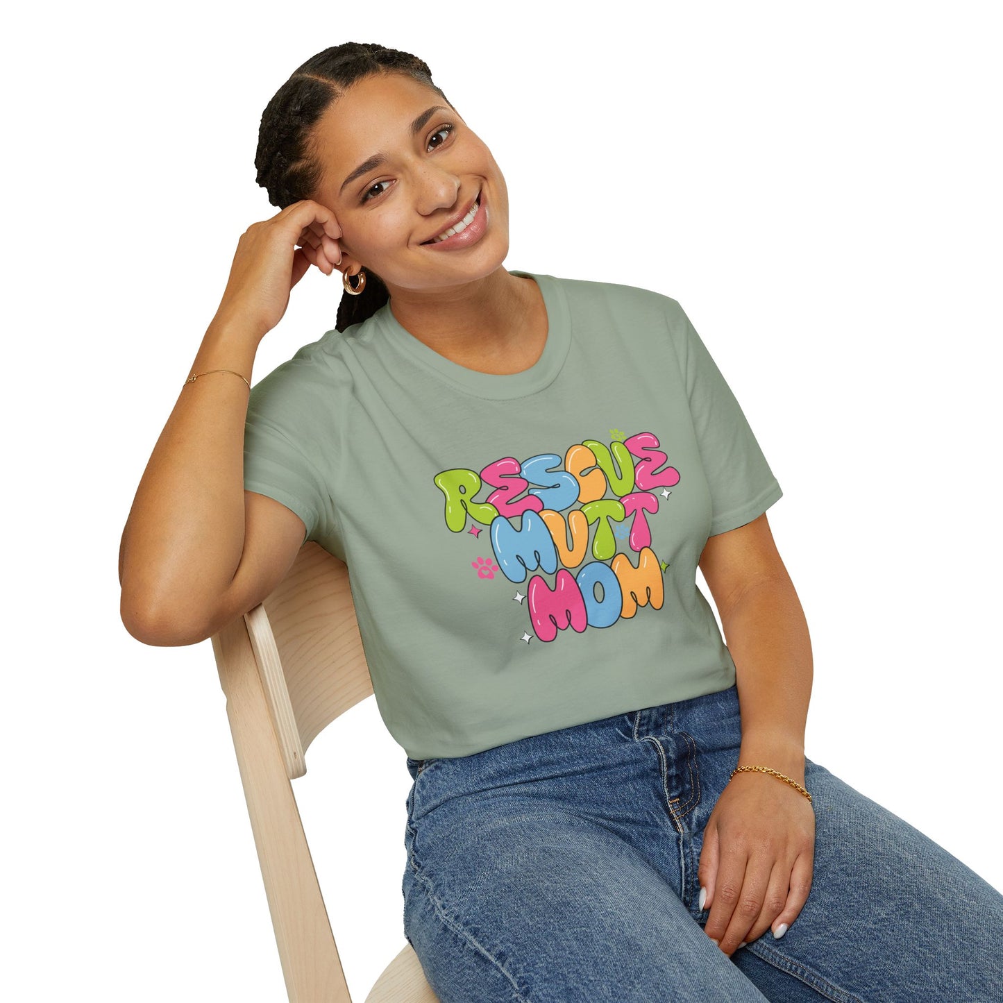 Rescue Mutt Mom T-shirt