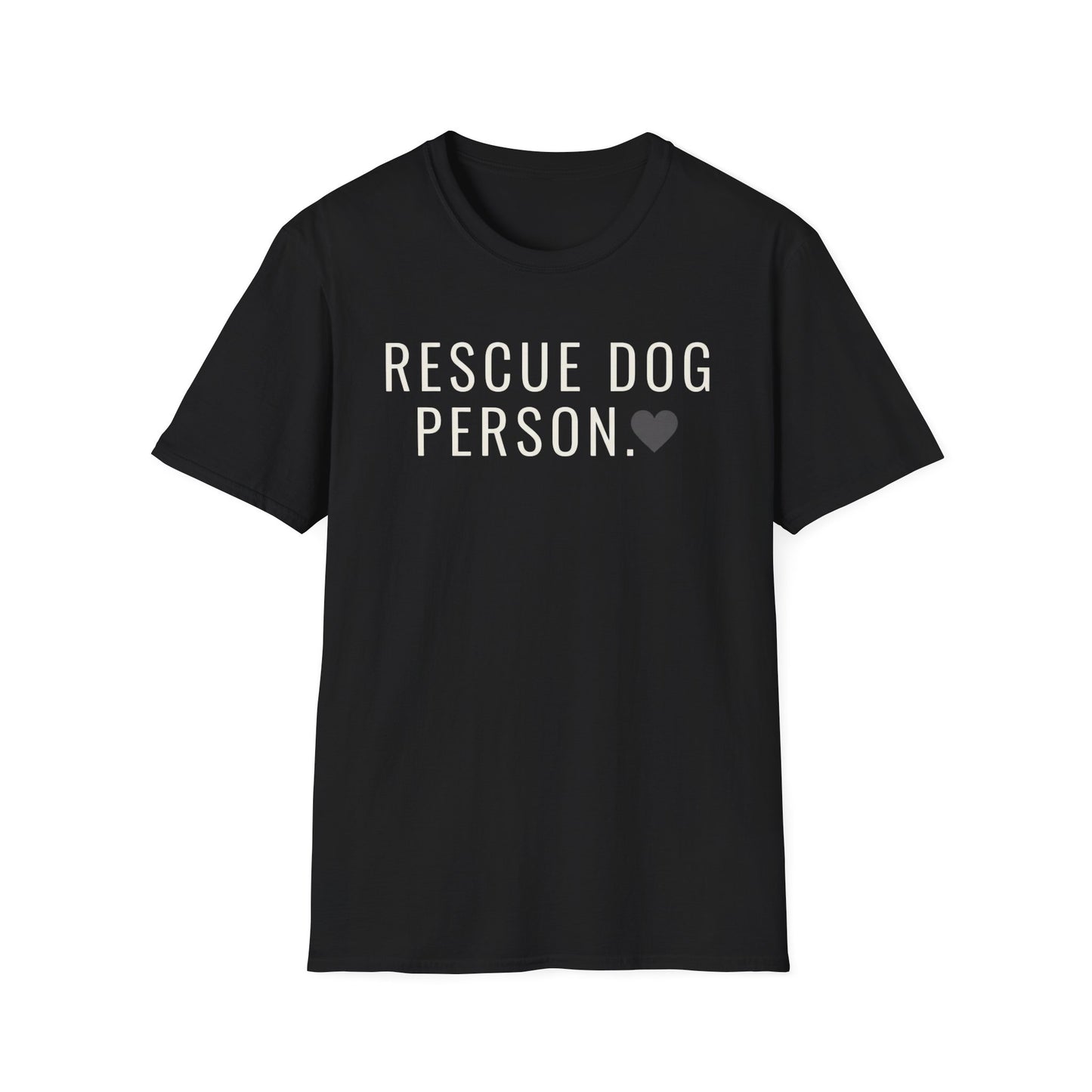 rescue dog person T-shirt