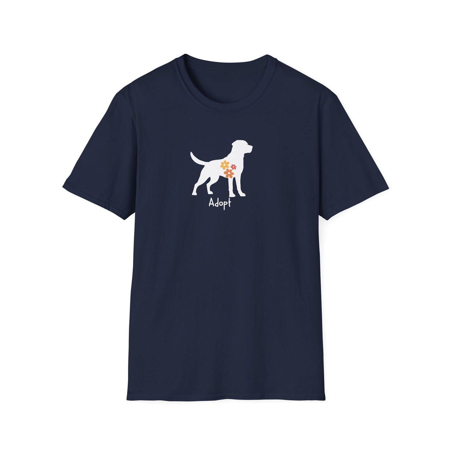 flower dog T-shirt