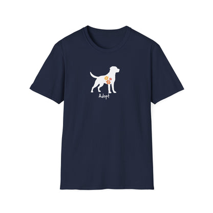 flower dog T-shirt
