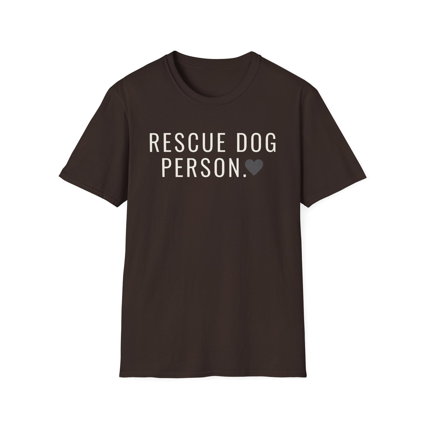 rescue dog person T-shirt