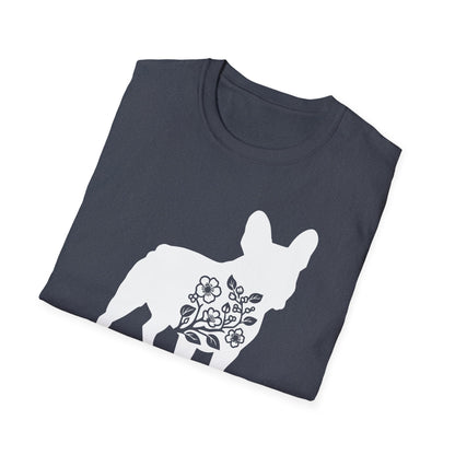 French Flower Silhouette T-shirt