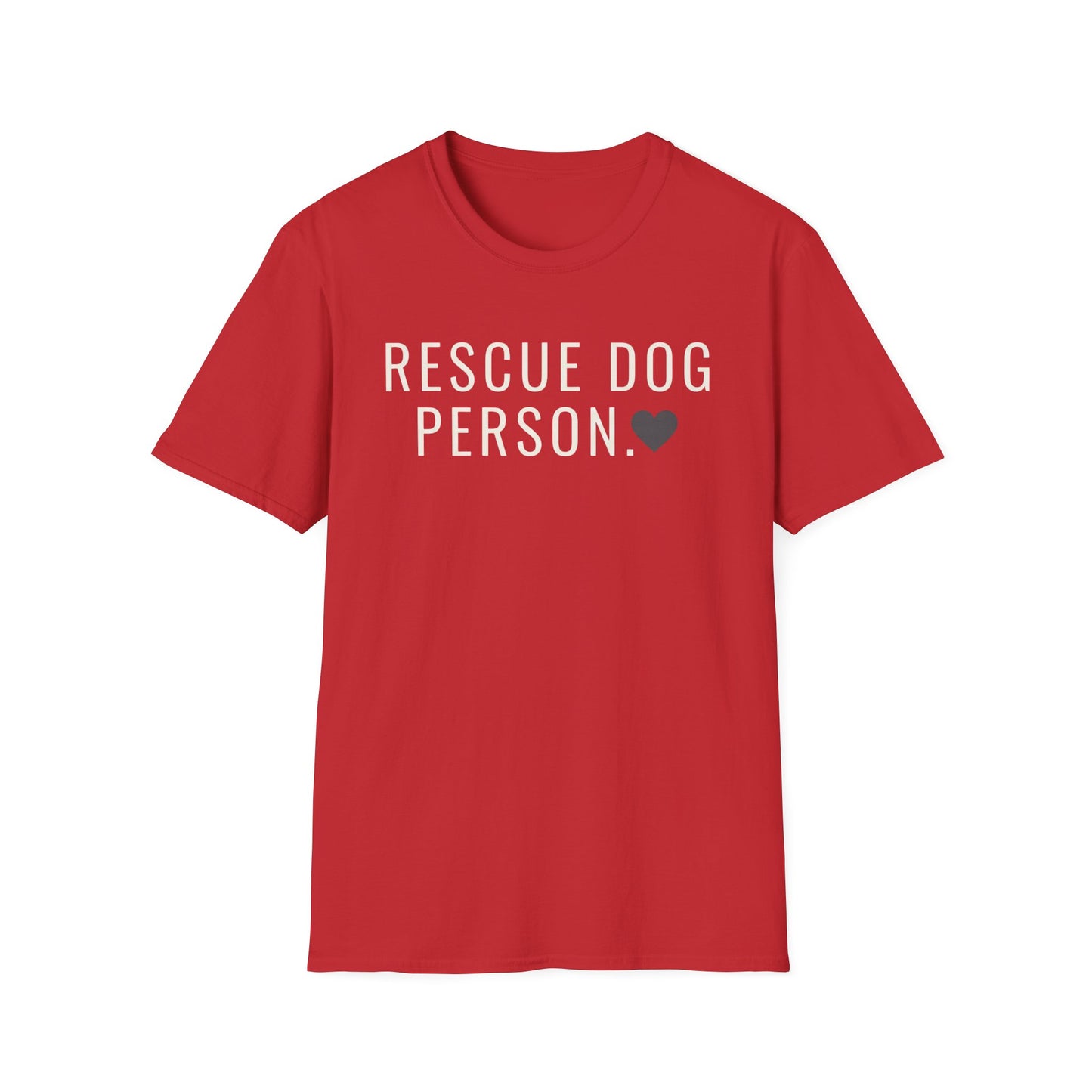 rescue dog person T-shirt