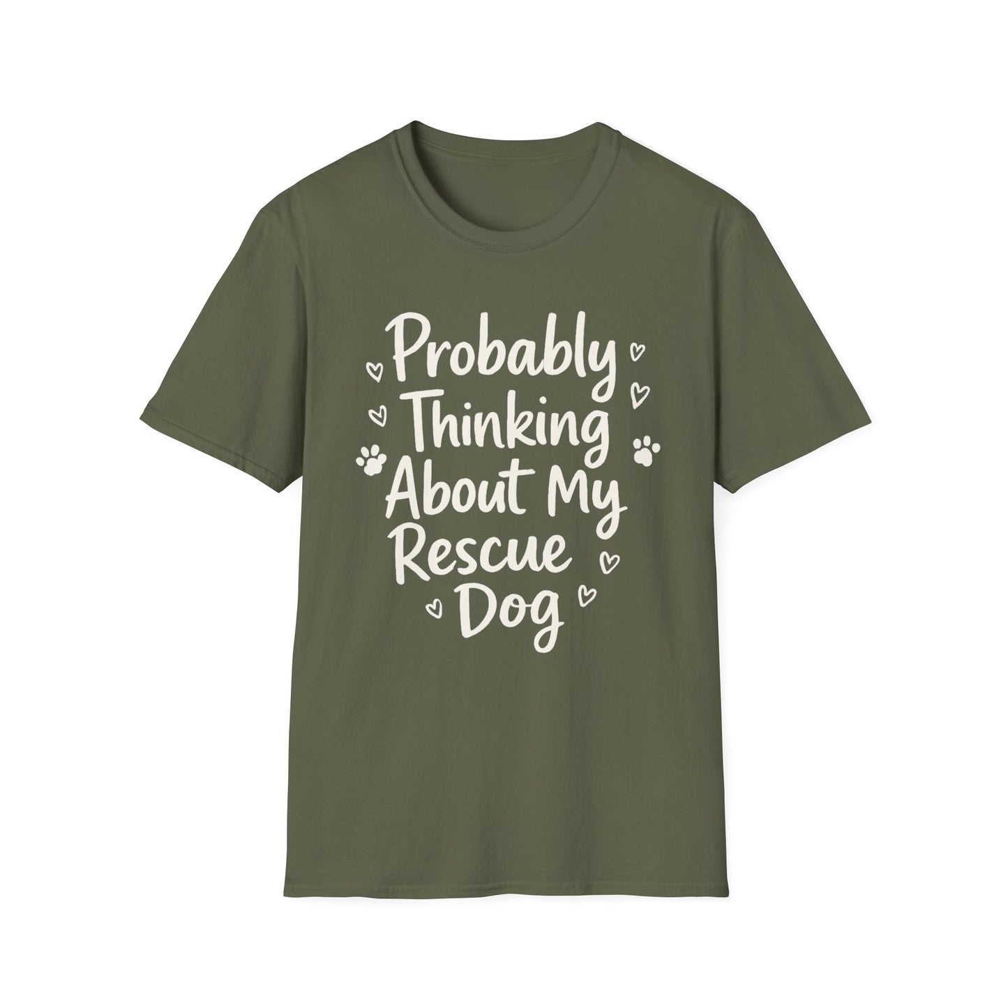 probably thinking hearts T-shirt