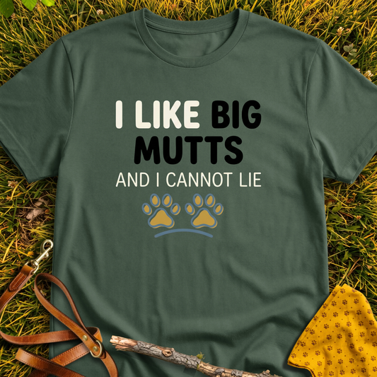 Big Mutts T-shirt T-shirt in Military Green - Furever Mode rescue dog tee