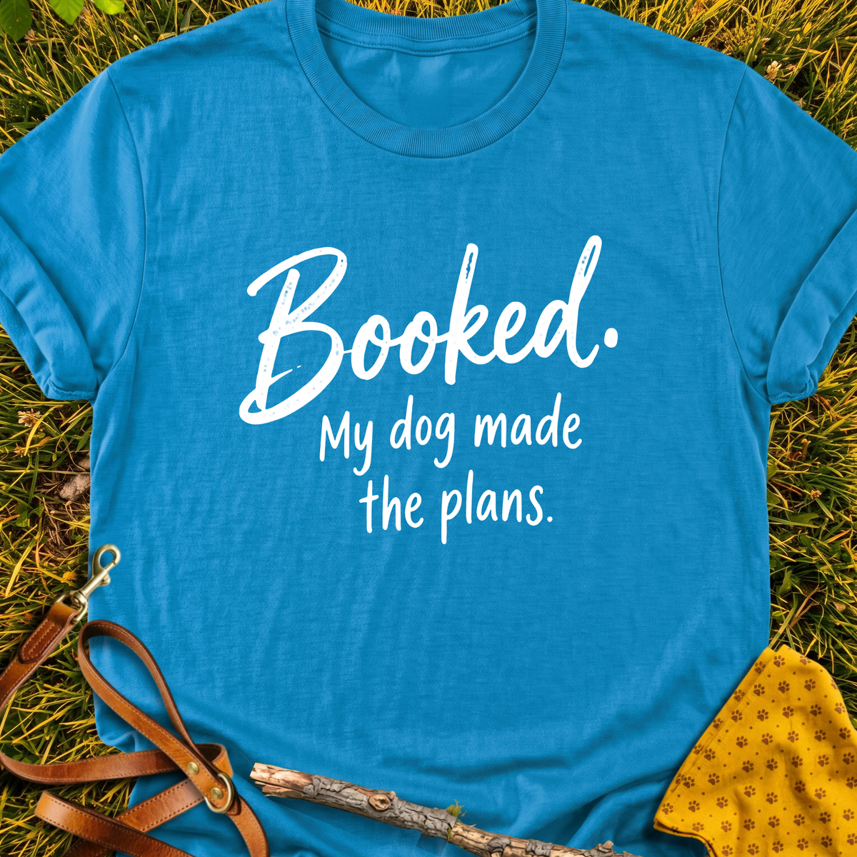 Booked T-shirt T-shirt in Sapphire - Furever Mode rescue dog tee