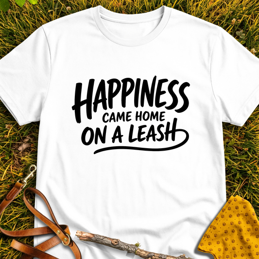 Happiness T-shirt T-shirt in White - Furever Mode rescue dog tee