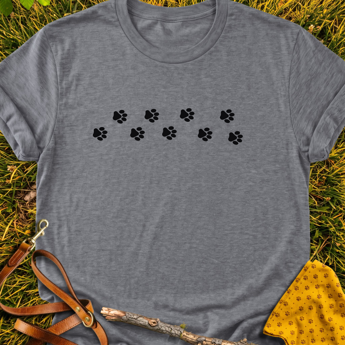 Imprints T-shirt T-shirt in Graphite Heather - Furever Mode rescue dog tee