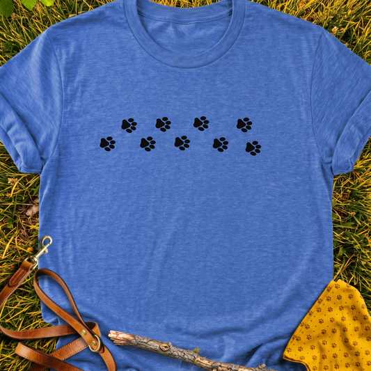 Imprints T-shirt T-shirt in Heather Royal - Furever Mode rescue dog tee