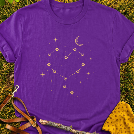In the Stars T-shirt T-shirt in Purple - Furever Mode rescue dog tee
