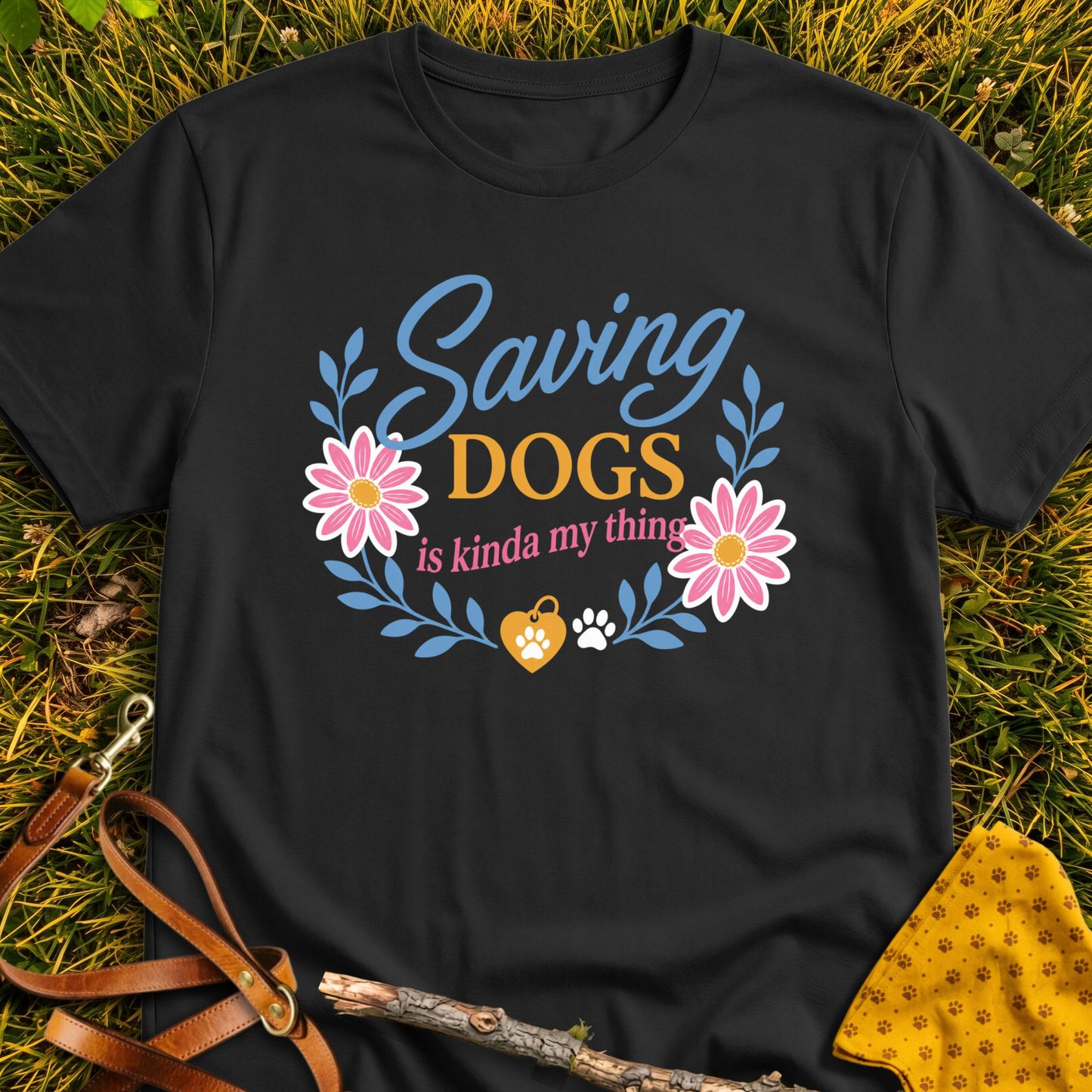 It's My Thing T-shirt T-shirt in Black - Furever Mode rescue dog tee