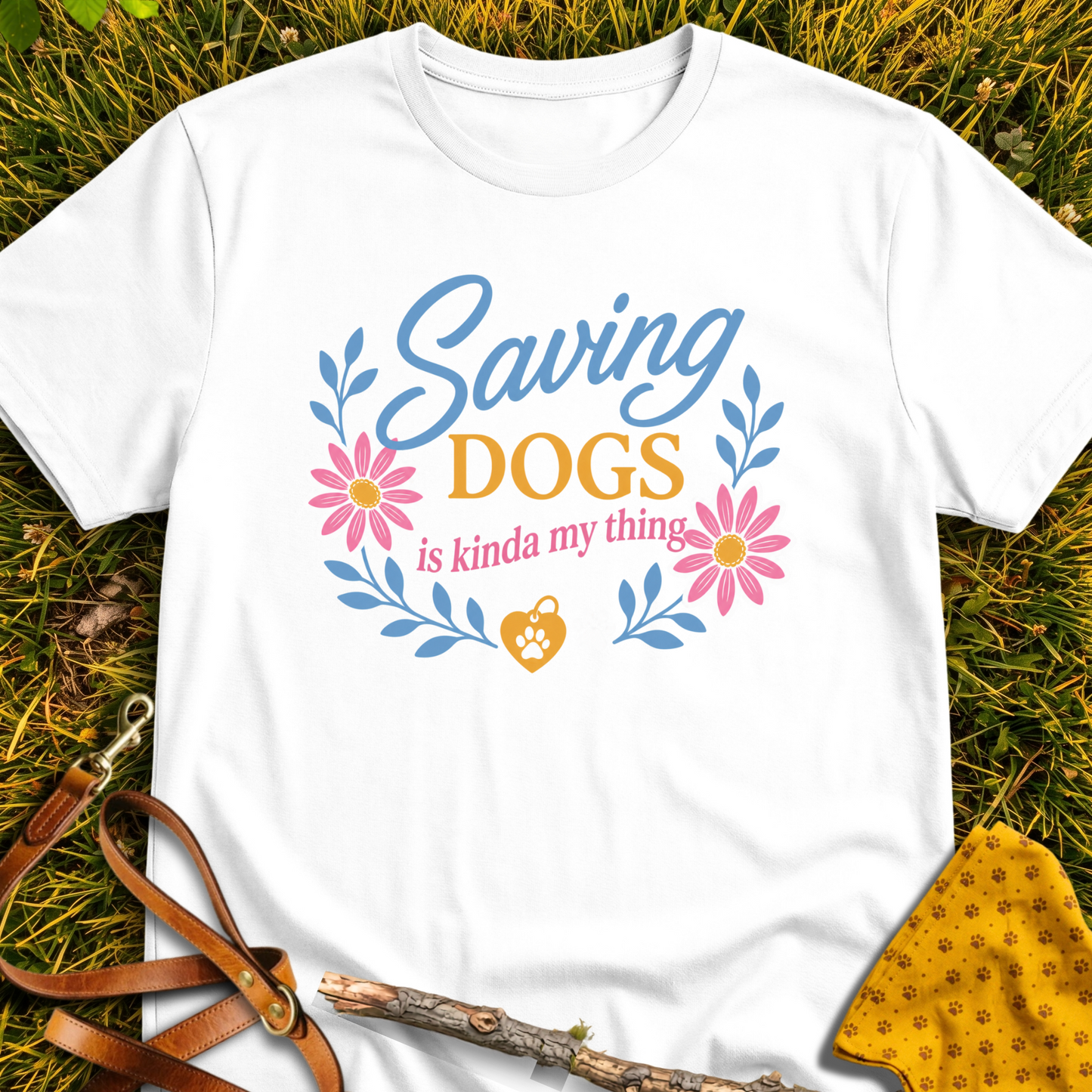 It's My Thing T-shirt T-shirt in White - Furever Mode rescue dog tee