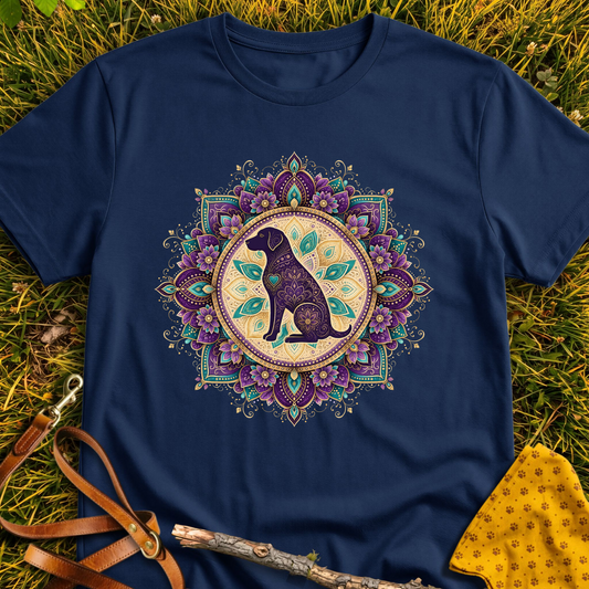 Ornate Rescue T-shirt T-shirt in Navy - Furever Mode rescue dog tee