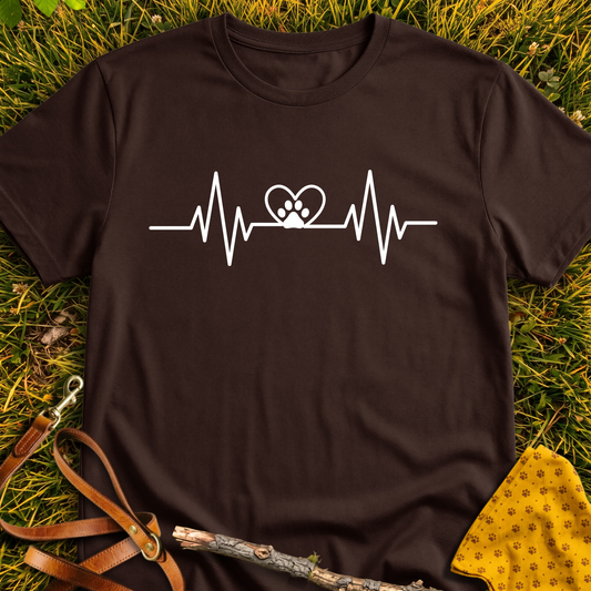 Pawbeat T-shirt T-shirt in Dark Chocolate - Furever Mode rescue dog tee