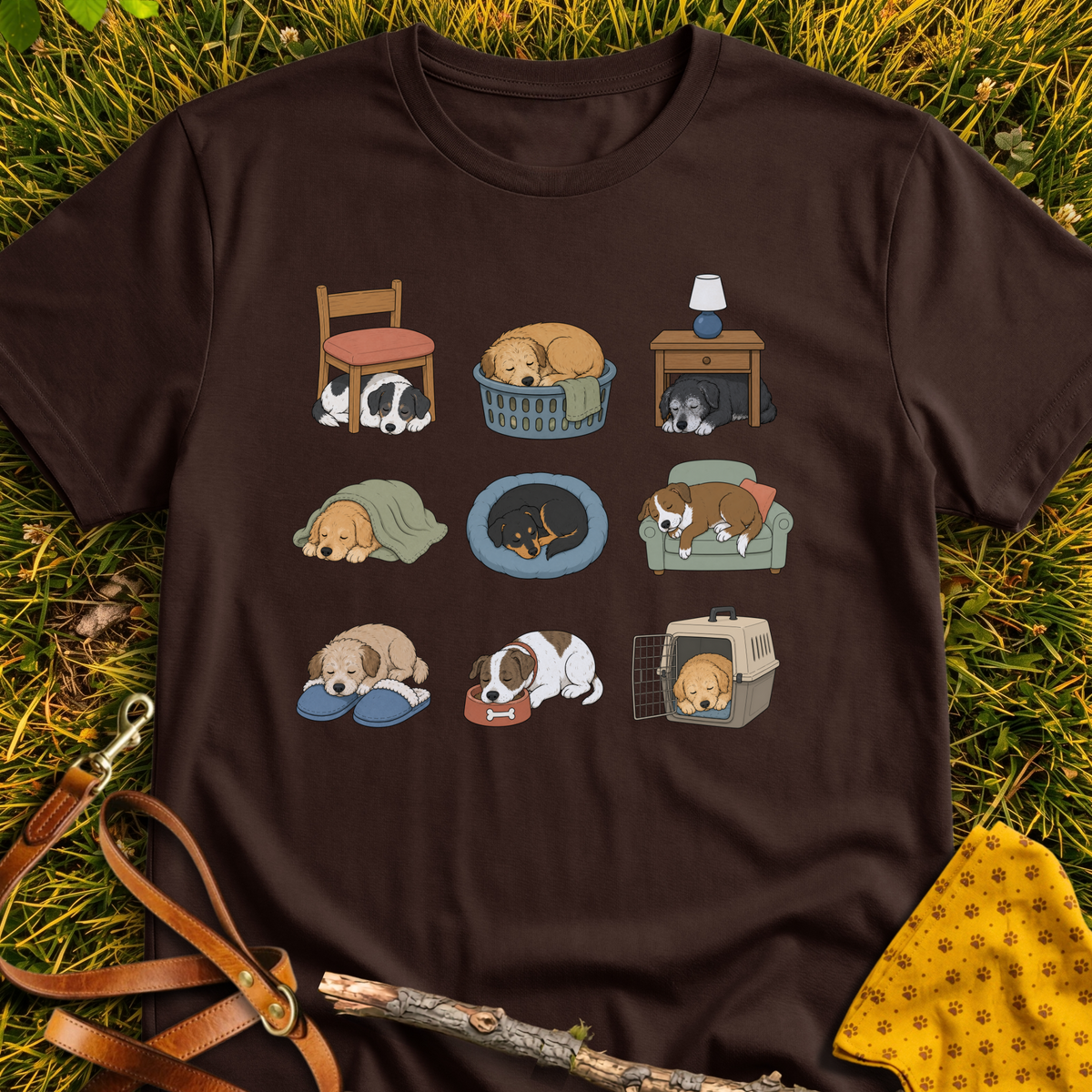 The Rest We Need T-Shirt T-shirt in Dark Chocolate - Furever Mode rescue dog tee