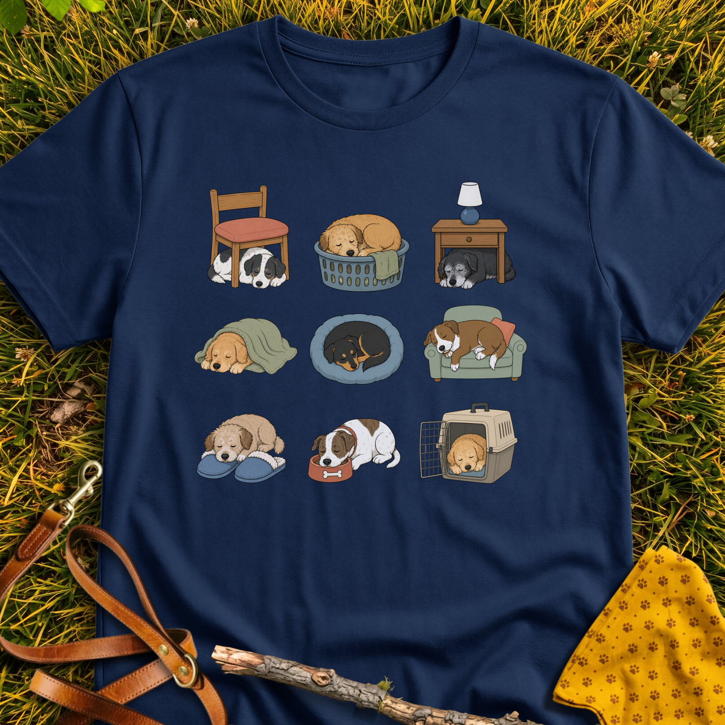 The Rest We Need T-Shirt T-shirt in Navy - Furever Mode rescue dog tee