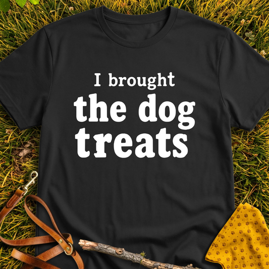 Treat Bringer T-shirt T-shirt in Black - Furever Mode rescue dog tee